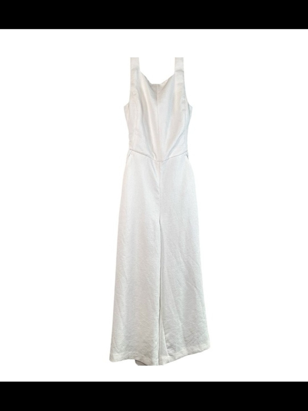 Wilfred Cream Textured Fabric Top with Label Detail